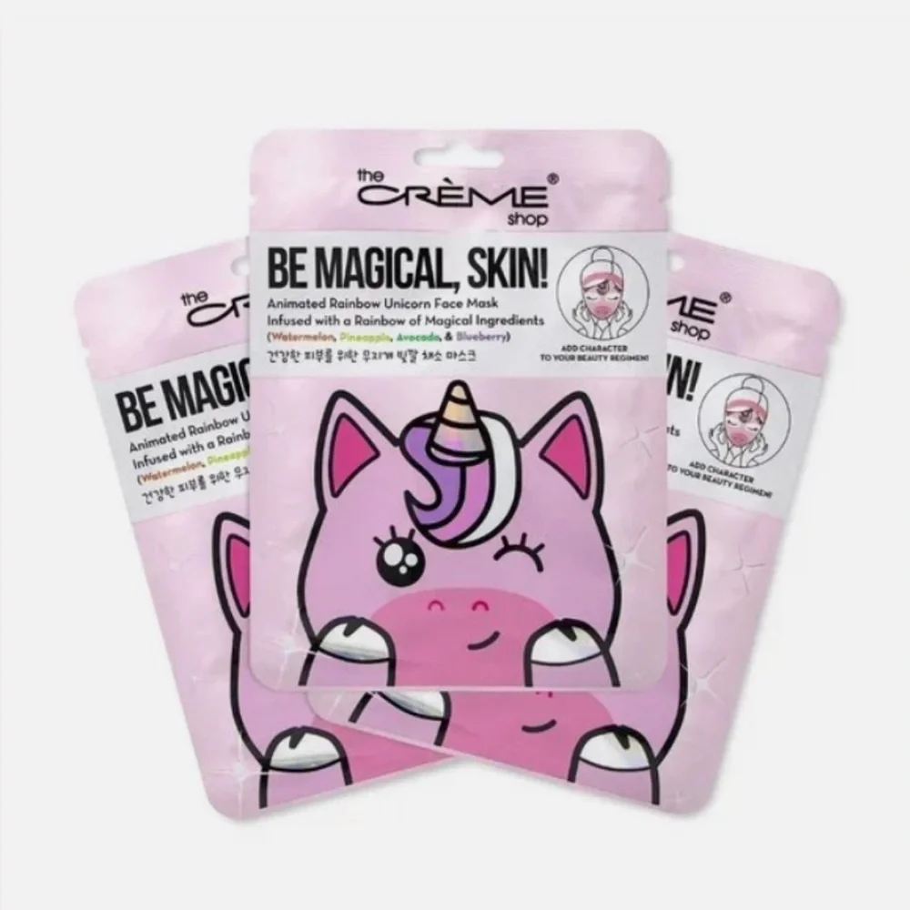 The Crème Shop –‎ Be Magical, Skin! Unicorn Face Mask (3-Pack) 🦄✨